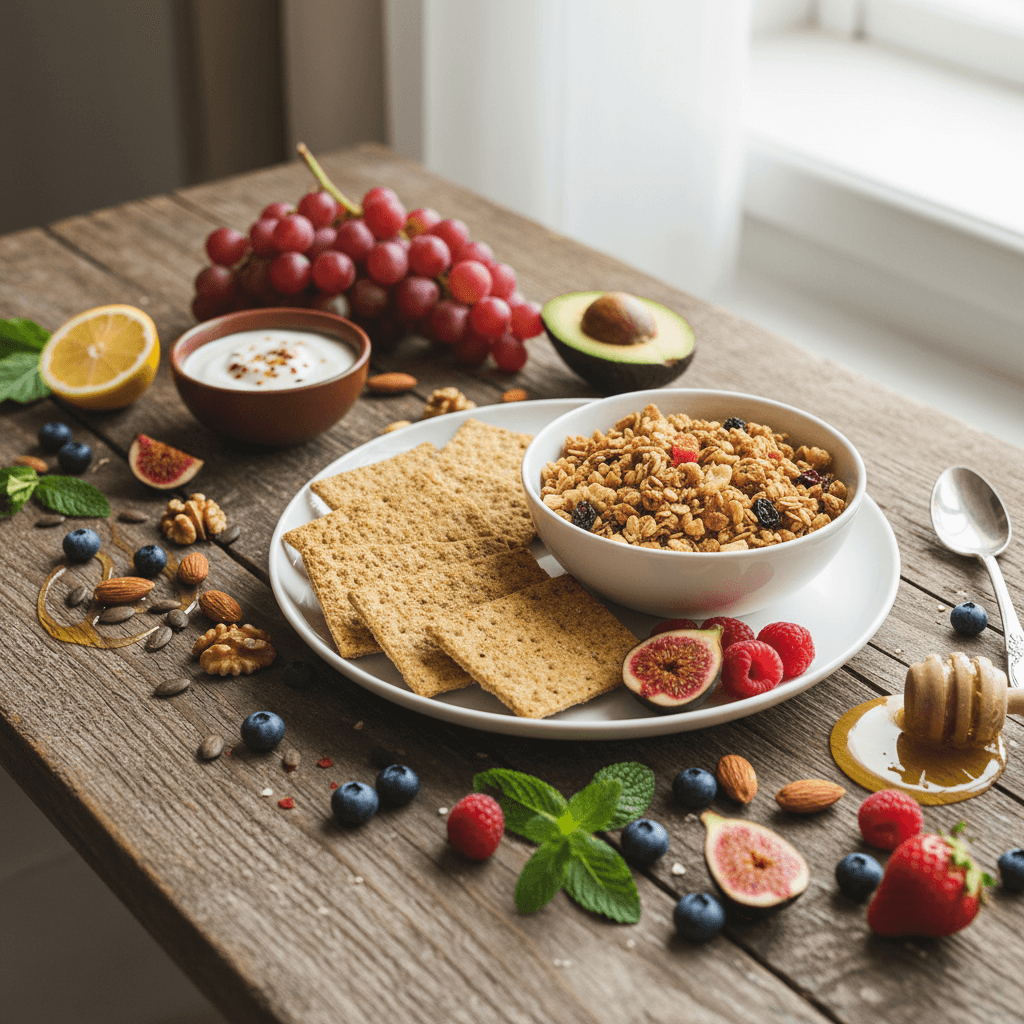 Glutensiz Kahvaltı Tabağı: Pratik Galeta ve Granola Tarifleri