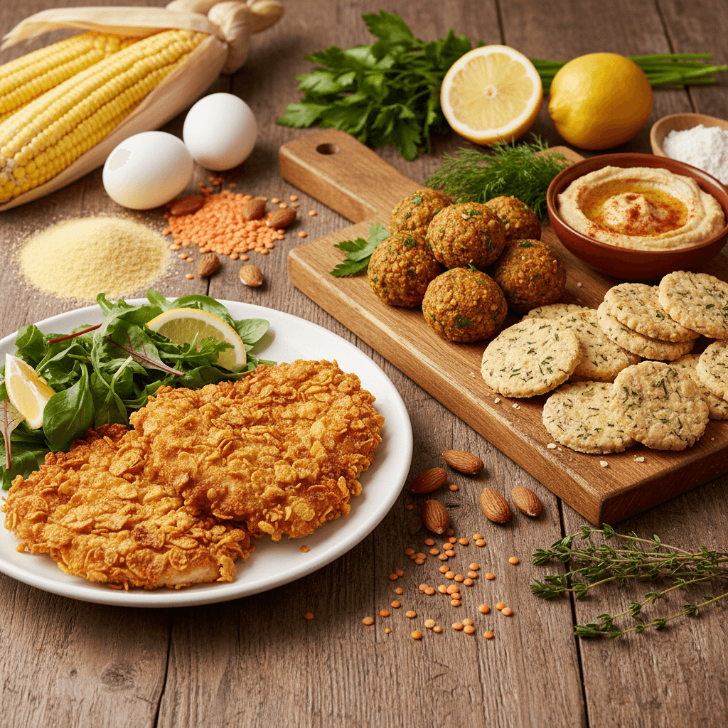 Glutensiz Mutfakta Pratik İki Tarif: Çıtır Şnitzel ve Lezzetli Atıştırmalık