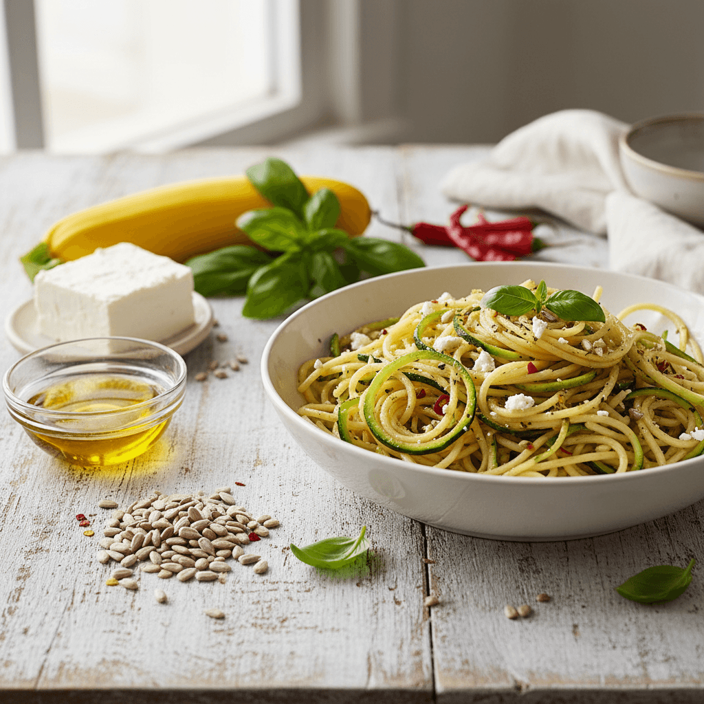 Glutensiz Spagetti Tarifi: Çıtır Çekirdek Dokunuşuyla Pratik Akşam Yemeği