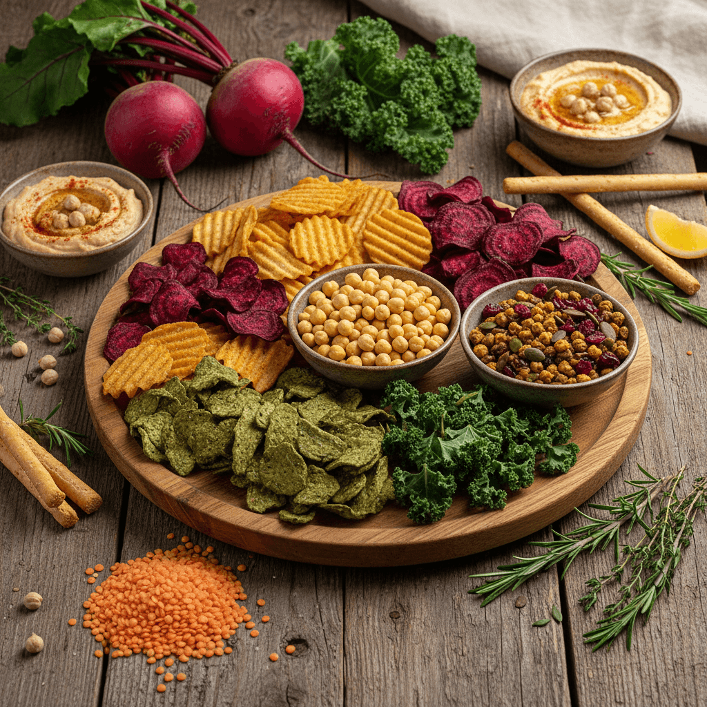 Glutensiz Atıştırmalık Tabağı: Cipsli ve Leblebili Pratik İkramlar