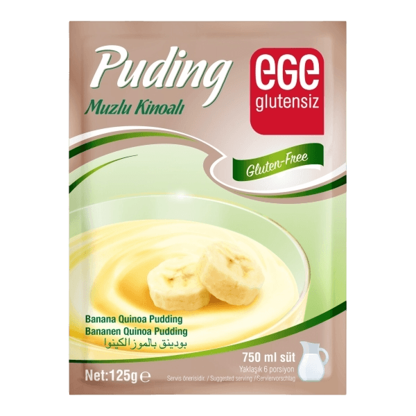 Ege Glutensiz Muzlu Kinoalı Puding 125 gr