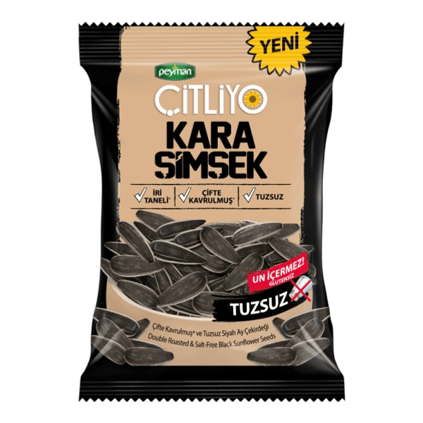 Çitliyo Kara Şimşek Tuzsuz 80 gr