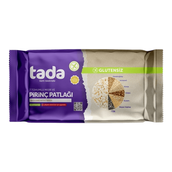 Tada 7 Tohumlu Mısır ve Pirinç Patlağı 60 gr