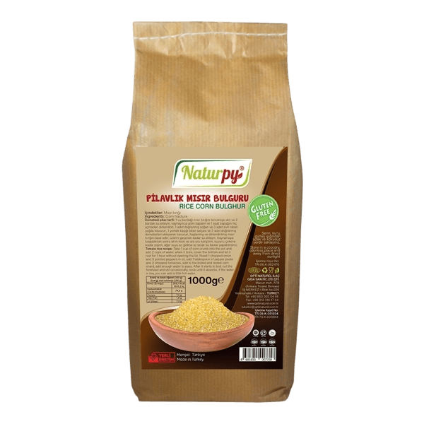 Naturpy Glutensiz Pilavlık Mısır Bulguru 1000 gr