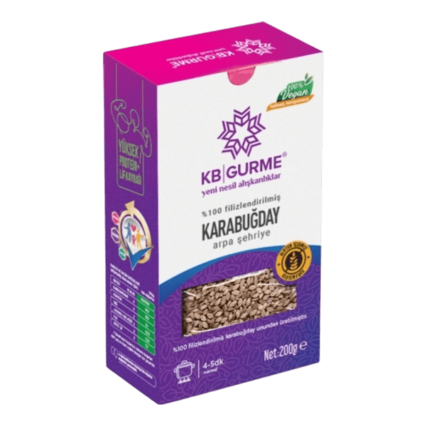 KB Gurme Glutensiz Vegan Filizlendirilmiş Karabuğday Arpa Şehriye 200 gr