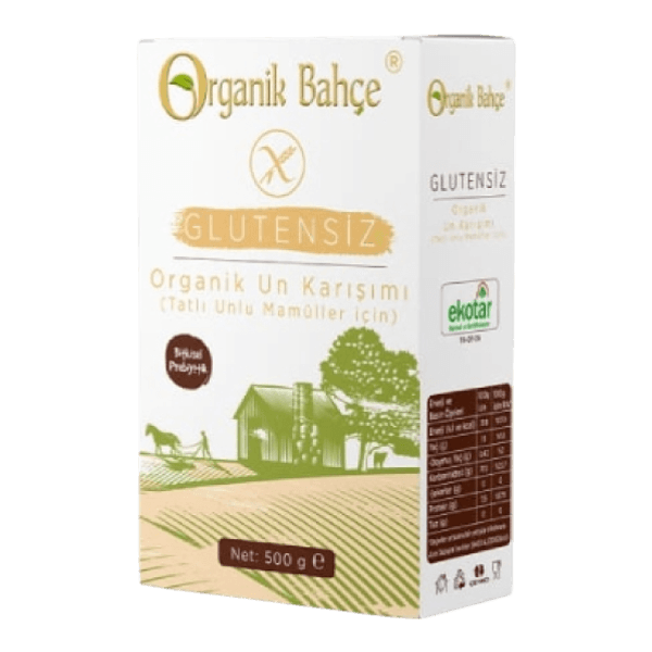 Organik Bahçe Glutensiz Un Karışımı ( Tatlılar İçin ) 500 gr