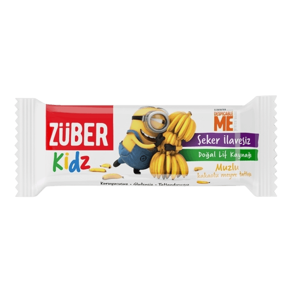 Züber Glutensiz Kidz Muzlu Meyve Barı 25 gr