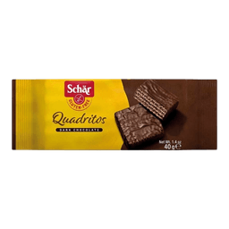 Schar Quadritos Siyah Çikolata Kaplı Gofret 2x20 gr