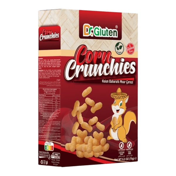 Dr. Gluten Glutensiz Kajun Baharatlı Mısır Çerezi 75 gr