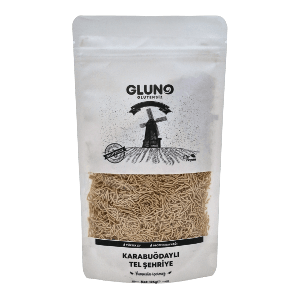 Gluno Glutensiz Karabuğdaylı Tel Şehriye 125 gr