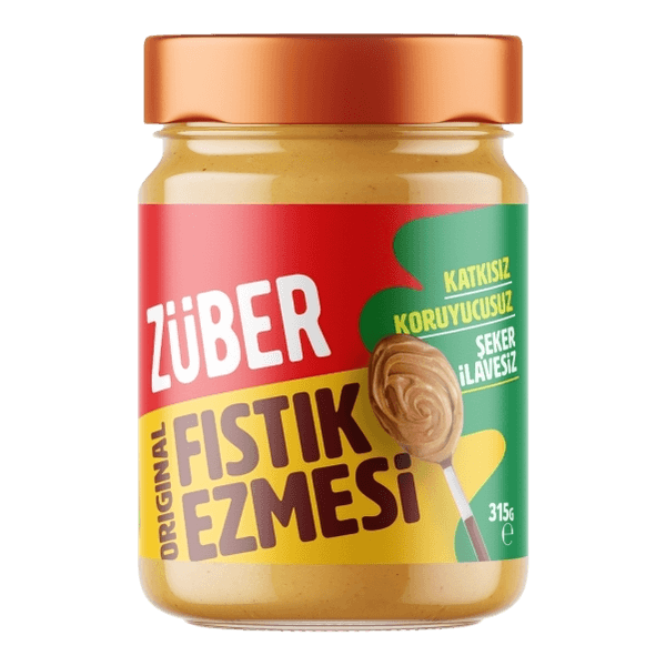 Züber Glutensiz Vegan Original Fıstık Ezmesi 315 gr