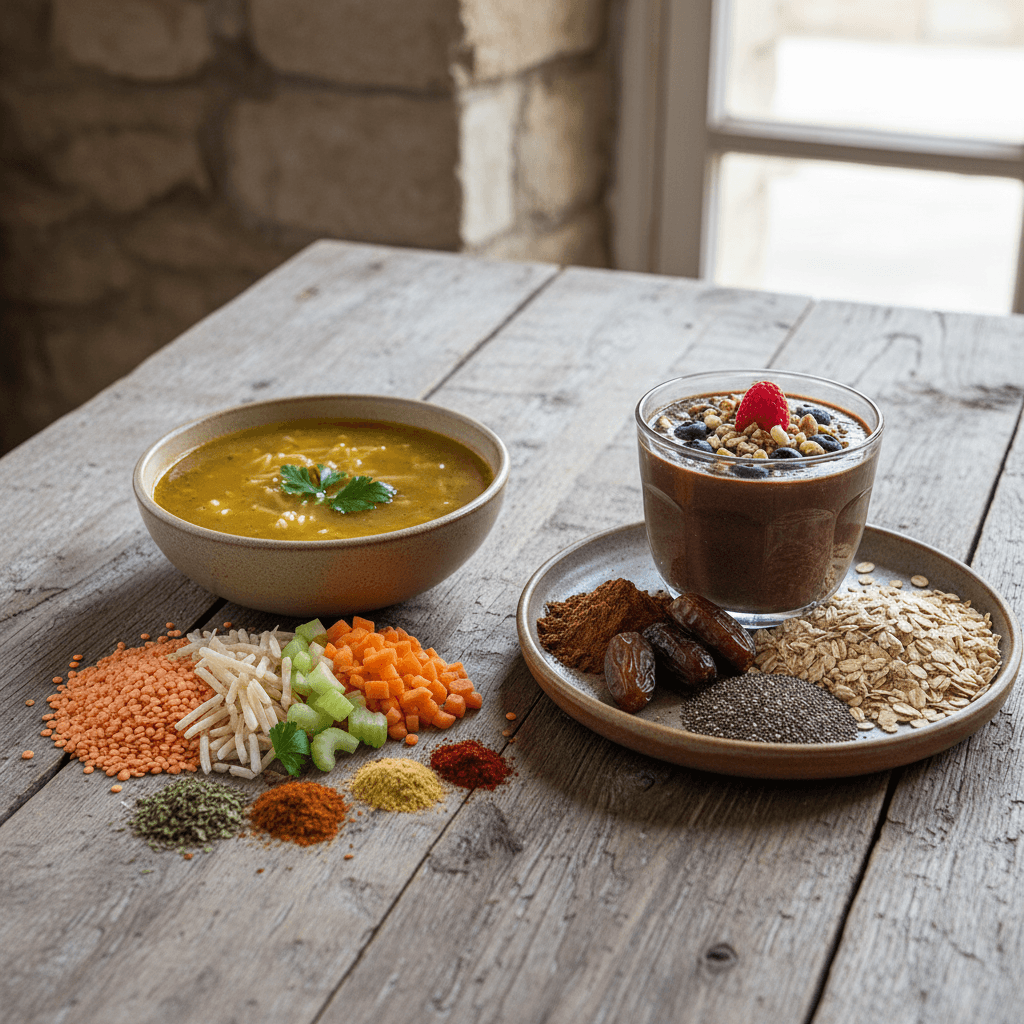 Glutensiz Mutfakta İki Pratik Tarif: Şehriyeli Çorba ve Kakaolu Puding