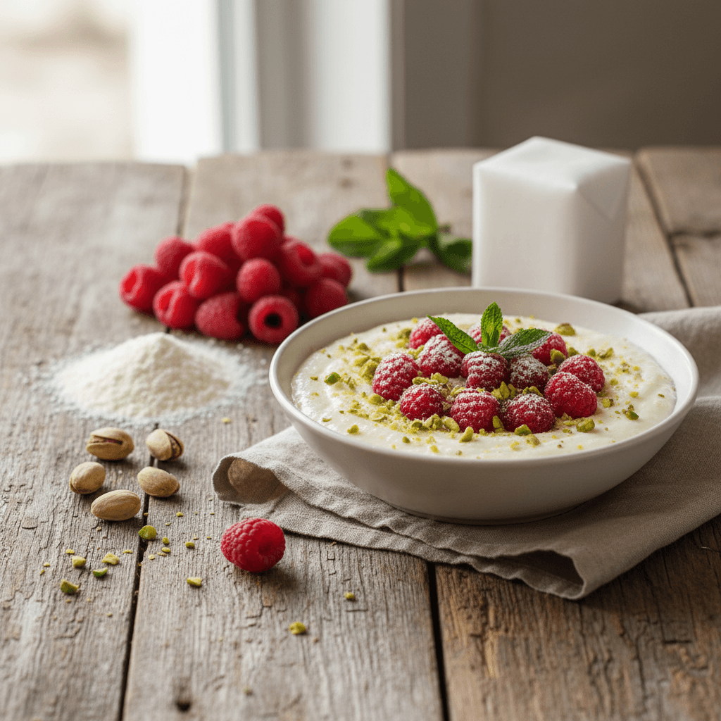 Glutensiz Frambuazlı Muhallebi: Pratik ve Nefis Bir Tatlı Tarifi