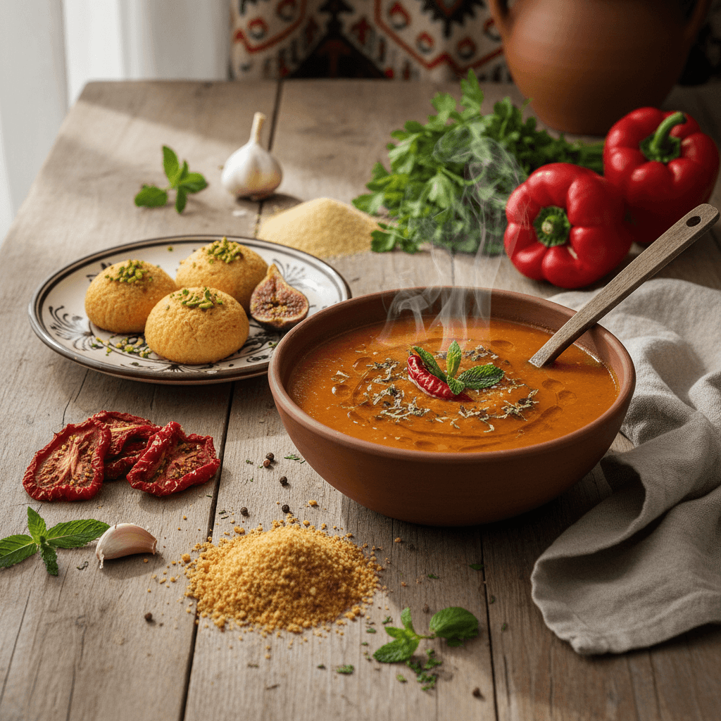 15 Dakikada Sıcacık Bir Sofra: Tarhana Çorbası ve Tatlı İkramı