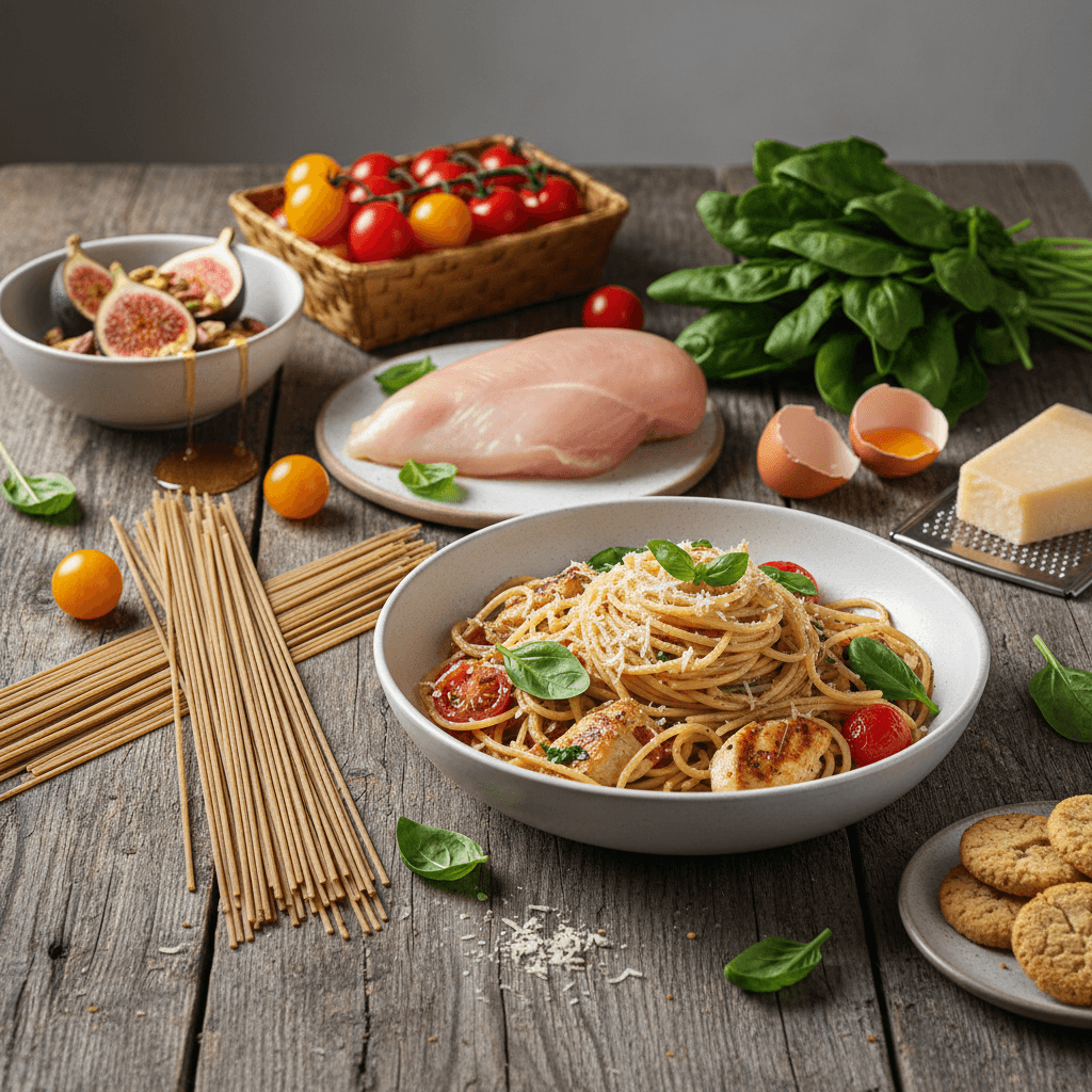 Glutensiz Spagetti ile Pratik Akşam Menüsü ve Tatlı Molası