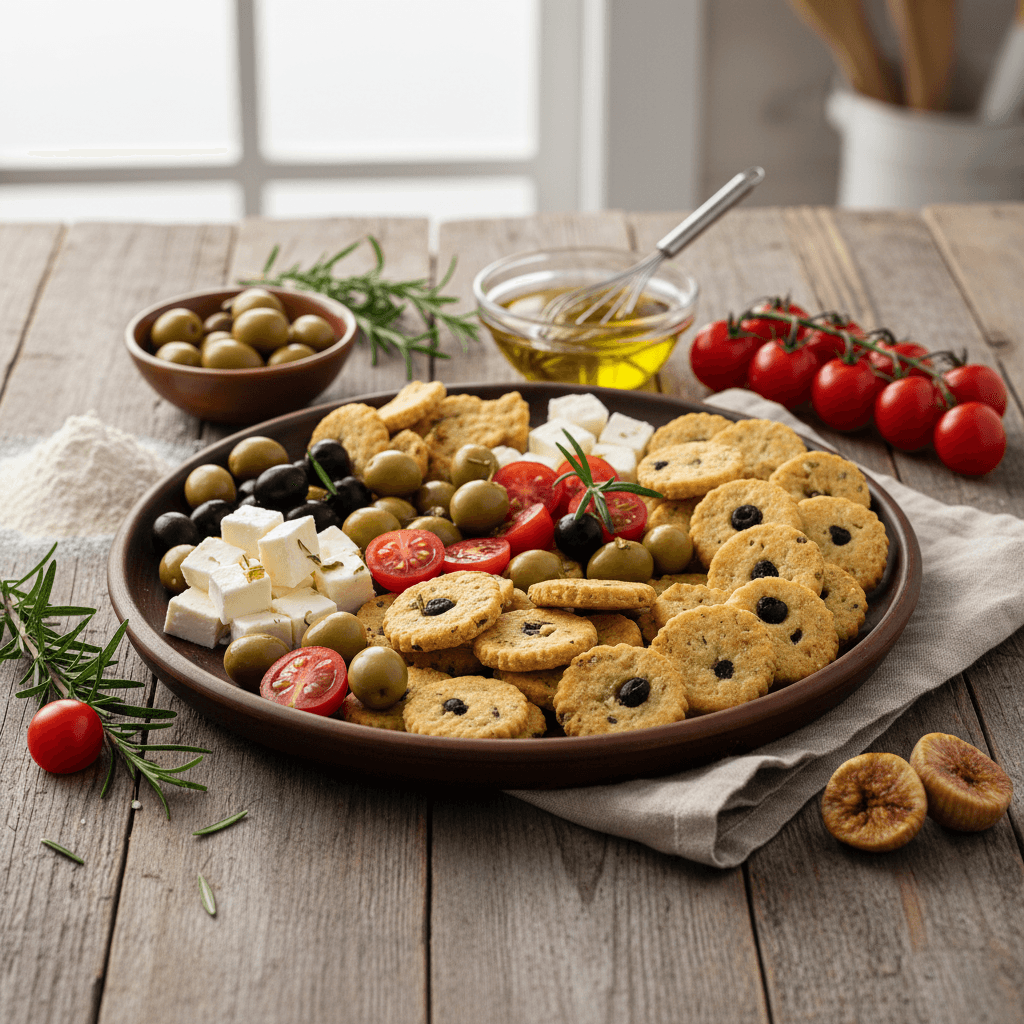 Glutensiz Zeytinli Atıştırmalık Tabağı: Pratik Akşamüstü Keyfi