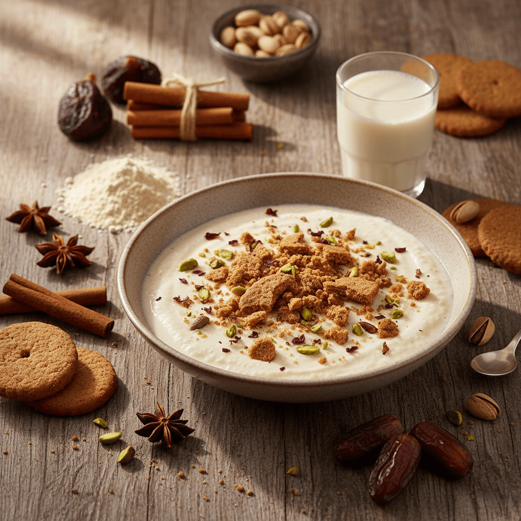 Glutensiz Bisküvili Salep Tatlısı: Soğuk Günlere Sıcak Bir Mola