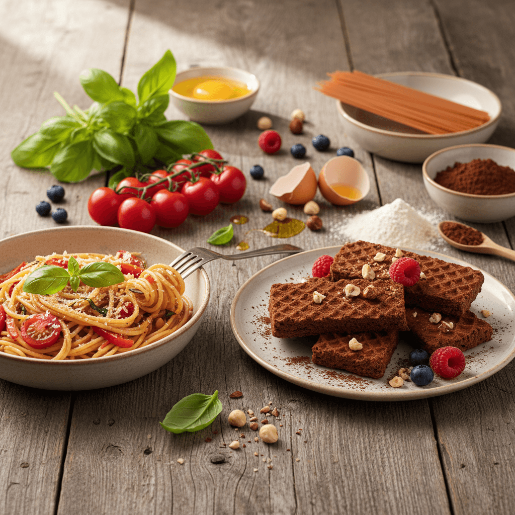 Glutensiz Mutfakta Pratik Lezzetler: Spagetti ve Kakaolu Gofret Tarifi