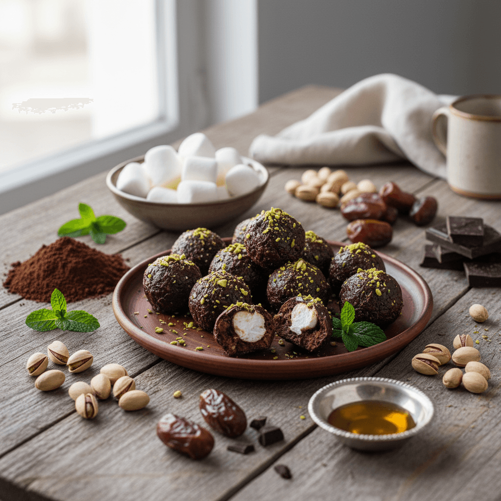 Glutensiz Marshmallow Çikolata Topları: Pratik Atıştırmalık Tarifi