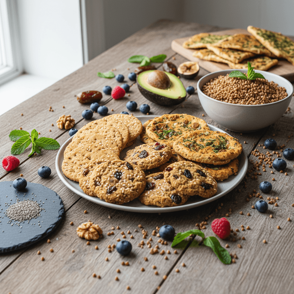 15 Dakikada Glutensiz Atıştırmalık ve Karabuğdaylı Tarifler