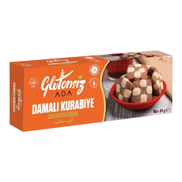 Glutensiz Ada Damalı Kurabiye 81 gr