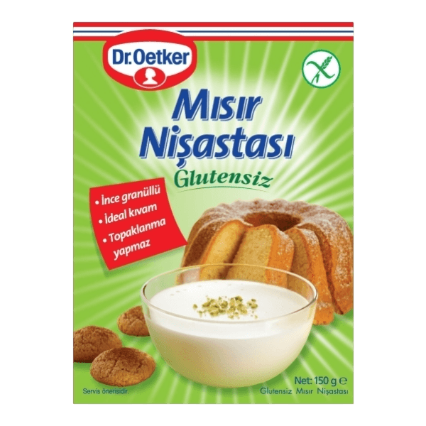 Dr.Oetker Glutensiz Mısır Nişastası 150 gr