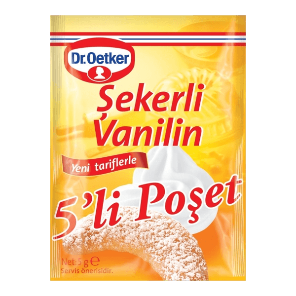 Dr.Oetker Şekerli Vanilin 5 gr 5'li paket