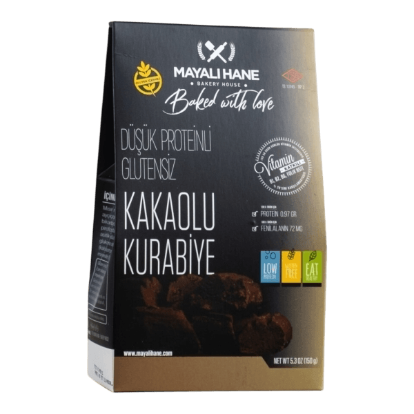Mayalıhane Proteini Azaltılmış Kakaolu Kurabiye 150 gr