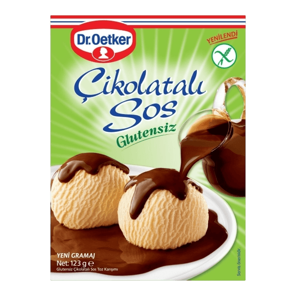 Dr.Oetker Glutensiz Çikolatalı Sos 123 gr