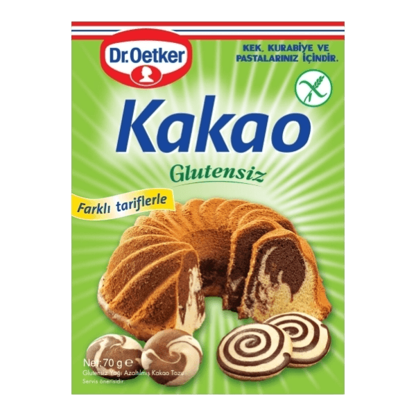 Dr.Oetker Glutensiz Kakao 70 gr