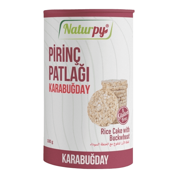 Naturpy Glutensiz Kinoa ve Karabuğdaylı Pirinç Patlağı 100 gr