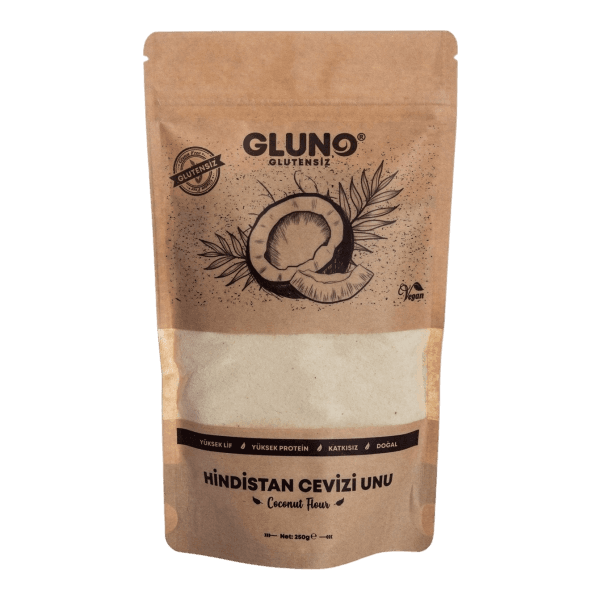 Gluno Glutensiz Hindistan Cevizi Unu 250 gr