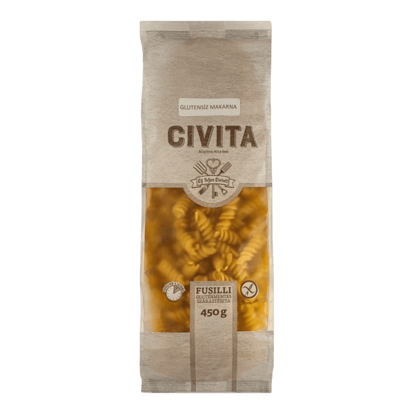 Cıvıta Glutensiz Fusilli Makarna 450 gr