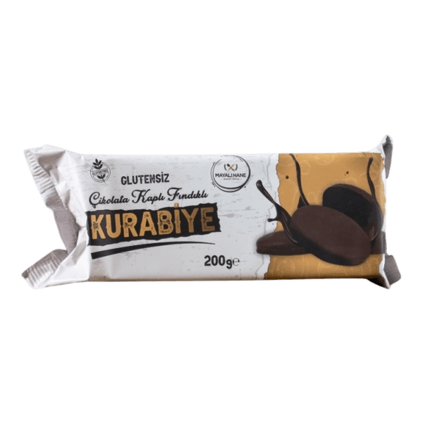Mayalıhane Glutensiz Çikolata Kaplı Fındıklı Kurabiye 200 gr