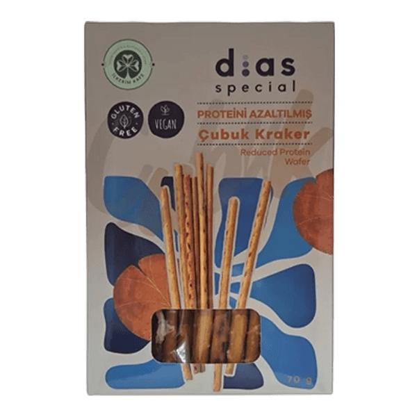 Dias Special Glutensiz ve Düşük Proteinli Çubuk Kraker 70 gr