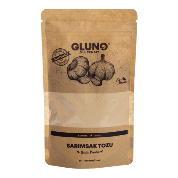 Gluno Glutensiz Sarımsak Tozu 100 gr