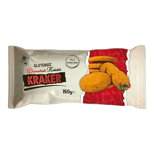 Mayalıhane Glutensiz Domatesli Kekikli Kraker 150 gr