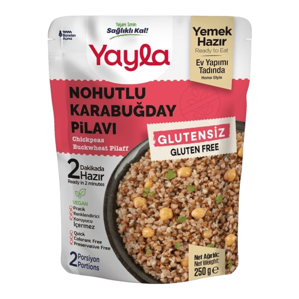 Yayla Glutensiz Nohutlu Karabuğday Pilavı 250 gr