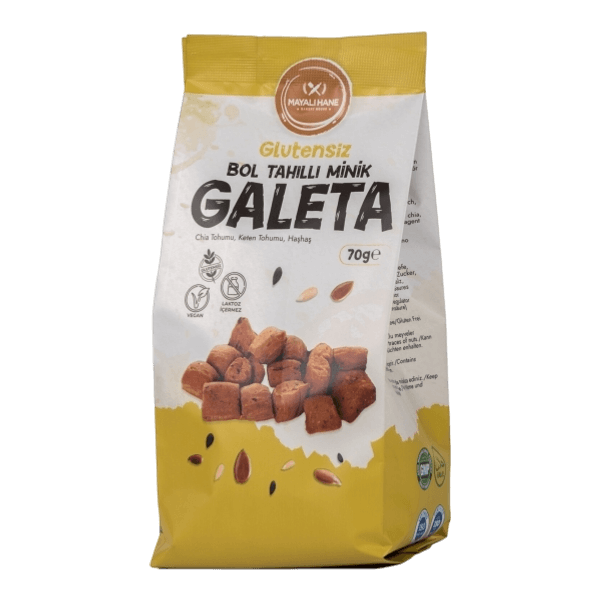 Mayalıhane Glutensiz Tahıllı Minik Galeta 70 gr