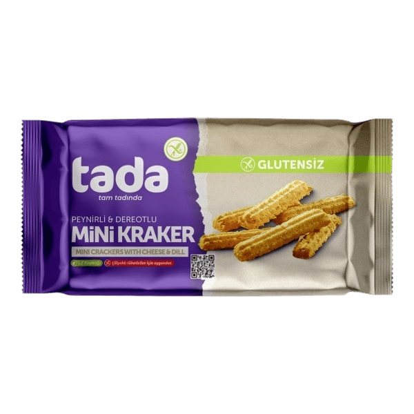 Tada Peynirli ve Dereotlu Mini Kraker 85 gr