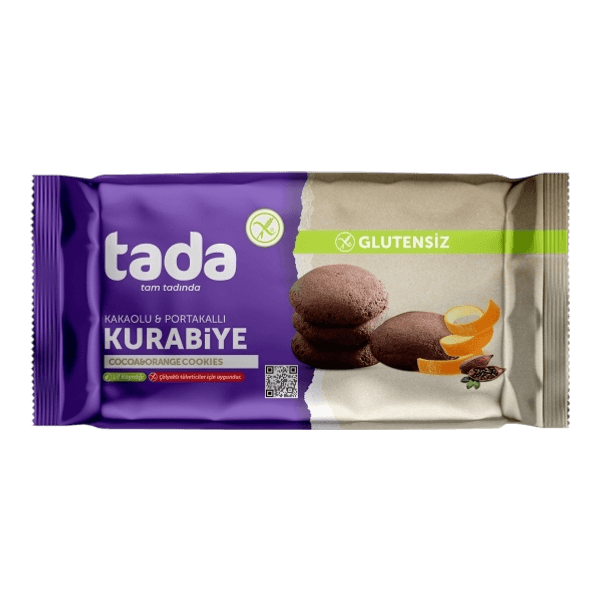 Tada Kakaolu ve Portakallı Kurabiye 100 gr