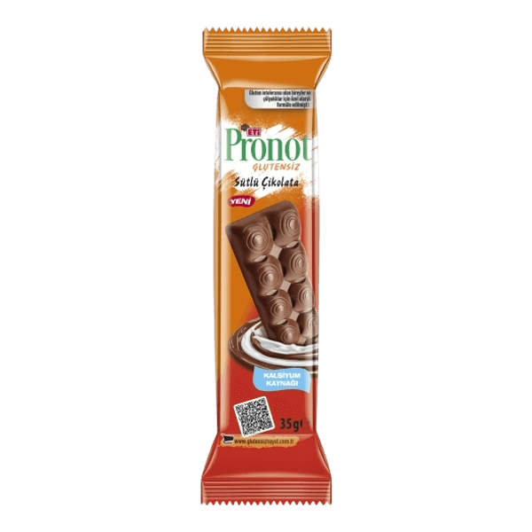 Eti Pronot Glutensiz Sütlü Çikolata 35 gr
