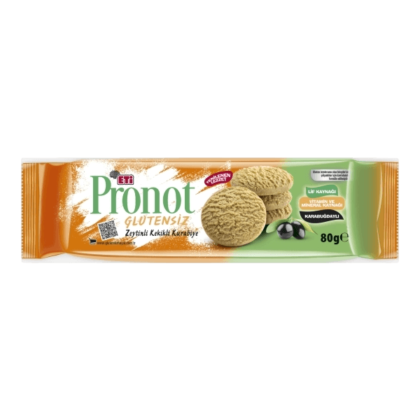 Eti Pronot Glutensiz Zeytinli Kekikli Kurabiye 80 gr