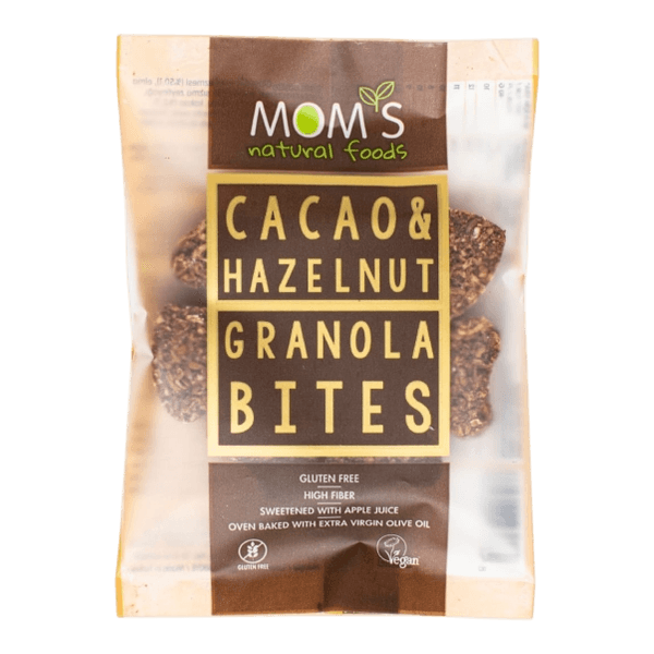 Mom's Glutensiz Kakao ve Fındıklı Granola Parçacıkları 40 gr