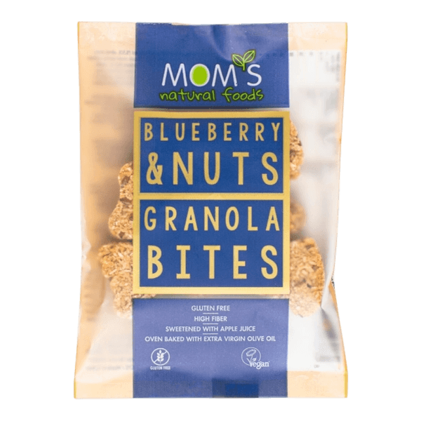 Mom's Glutensiz Yaban Mersini ve Fındıklı Granola Parçacıkları 40 gr