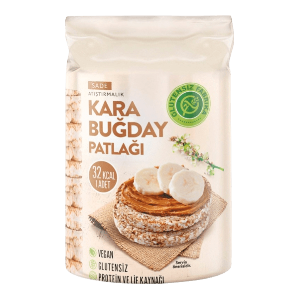 Glutensiz Fabrika Karabuğday Patlağı 100 gr