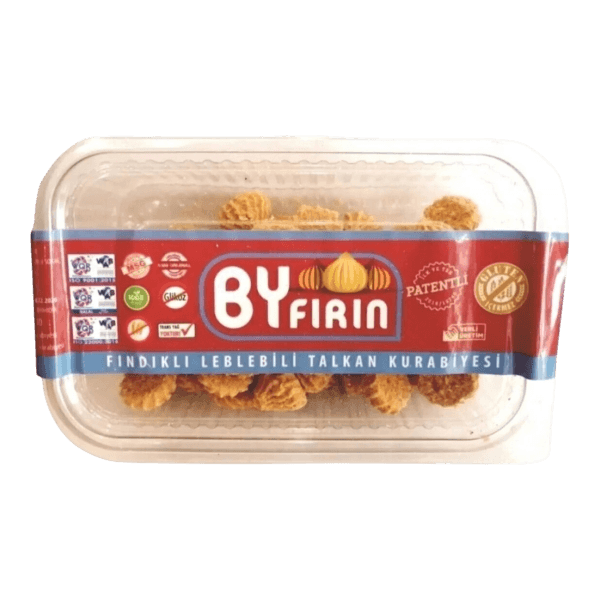 By Fırın Glutensiz Fındıklı Leblebili Talkan Kurabiyesi