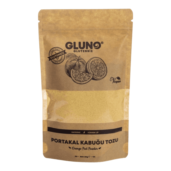 Gluno Glutensiz Portakal Kabuğu Tozu 80 gr