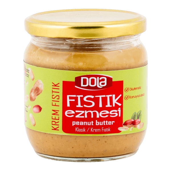 Dola Glutensiz Fıstık Ezmesi Klasik 360 gr