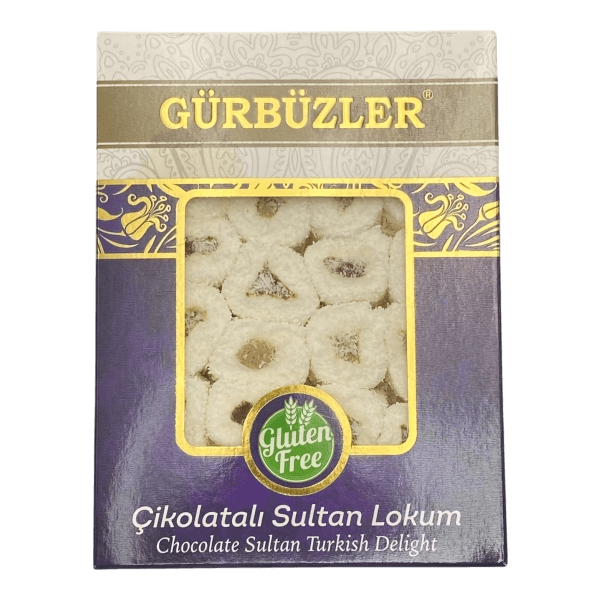 Gürbüzler Glutensiz Çikolatalı Sultan Lokum 450 gr
